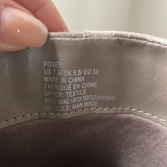 Taupe Fringe Pointed Toe Booties Suede Fall Bootie - Picture 5 of 6